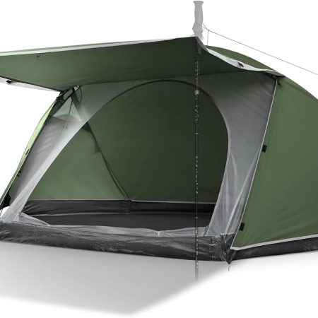 1 Person Tent for Camping, Backpacking Tent with Easy Setup, 3 to 4 Season Camping Tents, Lightweight Outdoor Tent for Hiking Mountain Hunting